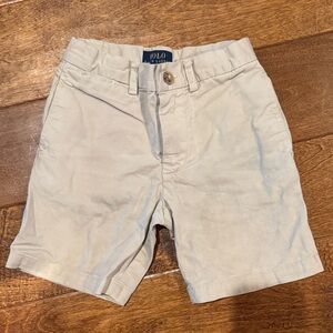 Polo by Ralph Lauren Men's Beige Flat Front Shorts